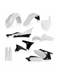 KIT PLÁSTICOS COMPLETO ACERBIS YAMAHA YZ-F 450 2010 - 2013 BRANCO E PRETO
